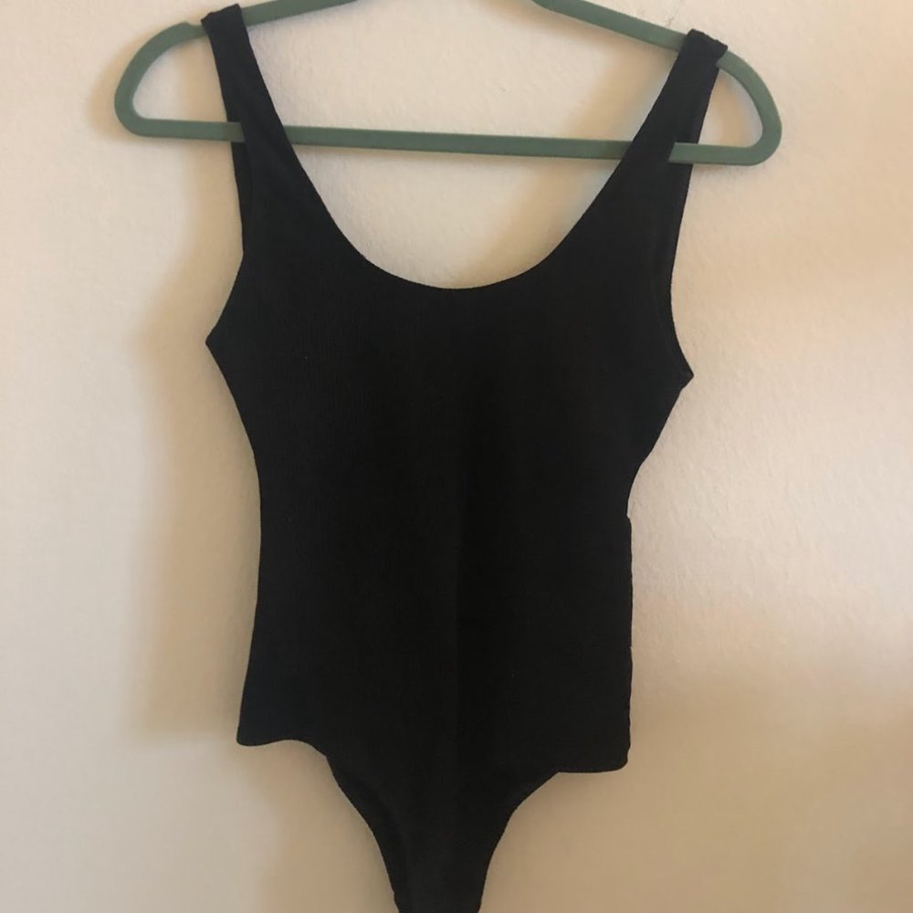 Organic Cotton Black Body Suit